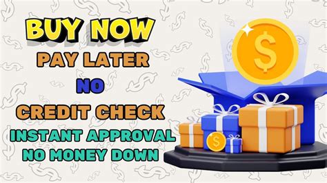 buy now pay later no deposit